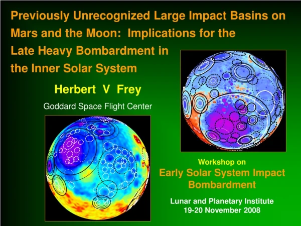 Herbert  V  Frey Goddard Space Flight Center