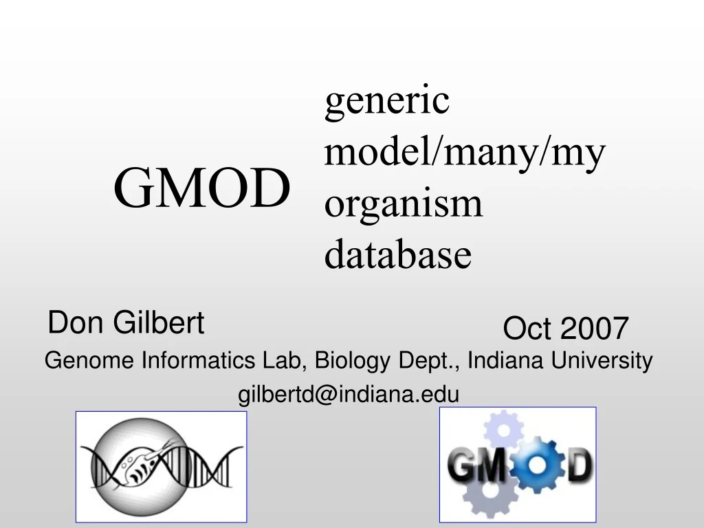 generic model many my organism database