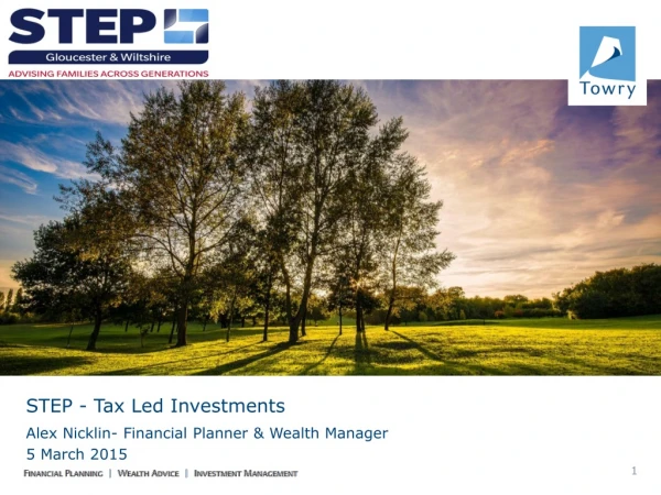 STEP - Tax Led Investments