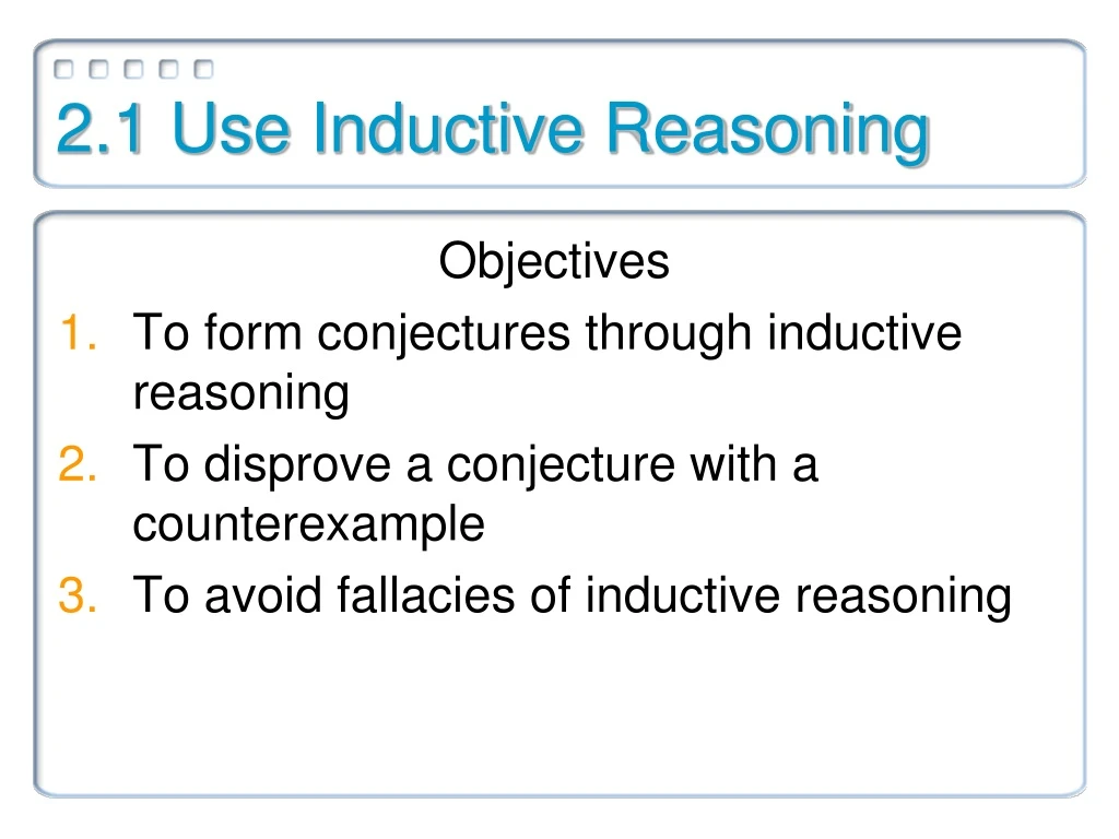 2 1 use inductive reasoning