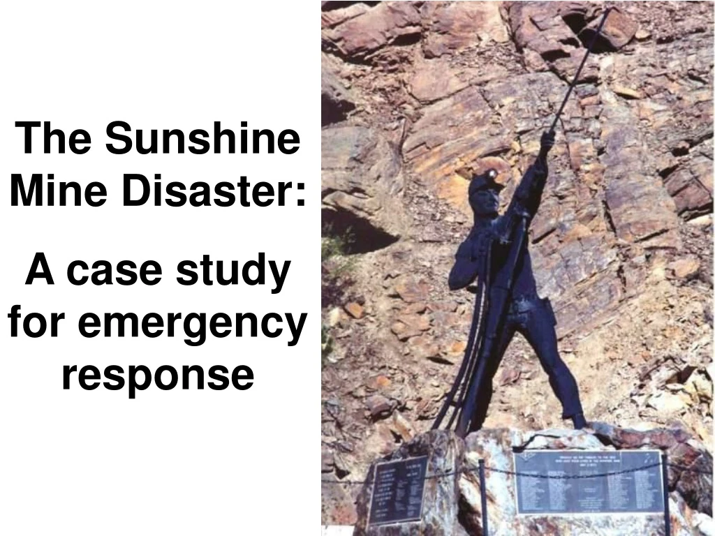 the sunshine mine disaster a case study