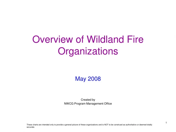 Overview of Wildland Fire Organizations