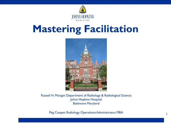 Mastering Facilitation