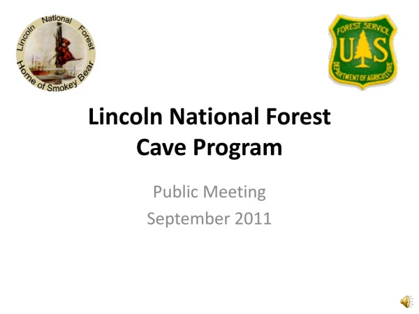 Lincoln National Forest Cave Program