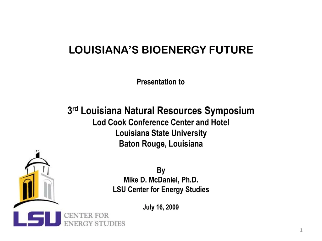 louisiana s bioenergy future