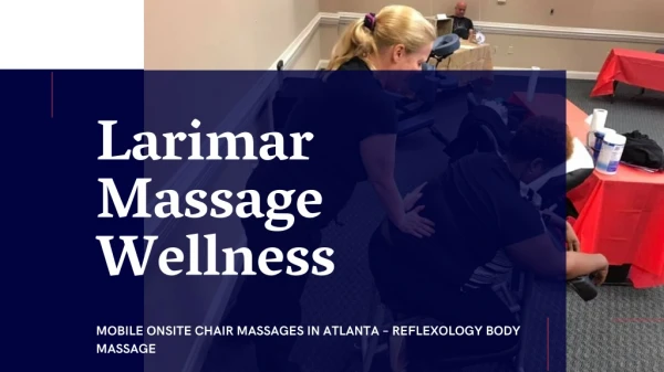 Schedule your Appointment for Onsite Chair Massage