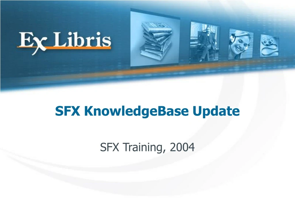 sfx knowledgebase update