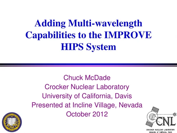 Adding Multi-wavelength Capabilities to the IMPROVE HIPS System