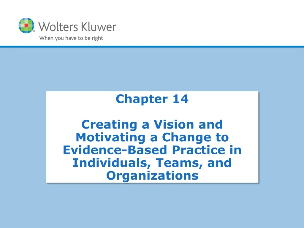 chapter 14 creating a vision and motivating
