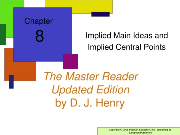 The Master Reader Updated Edition by D. J. Henry