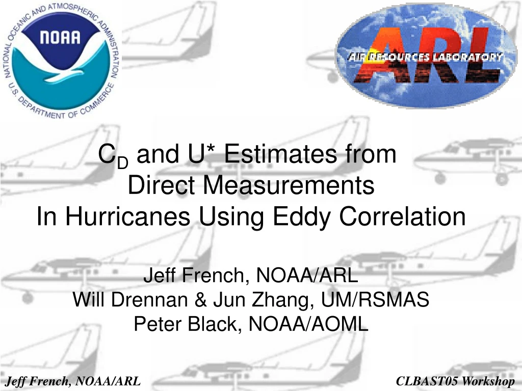 c d and u estimates from direct measurements