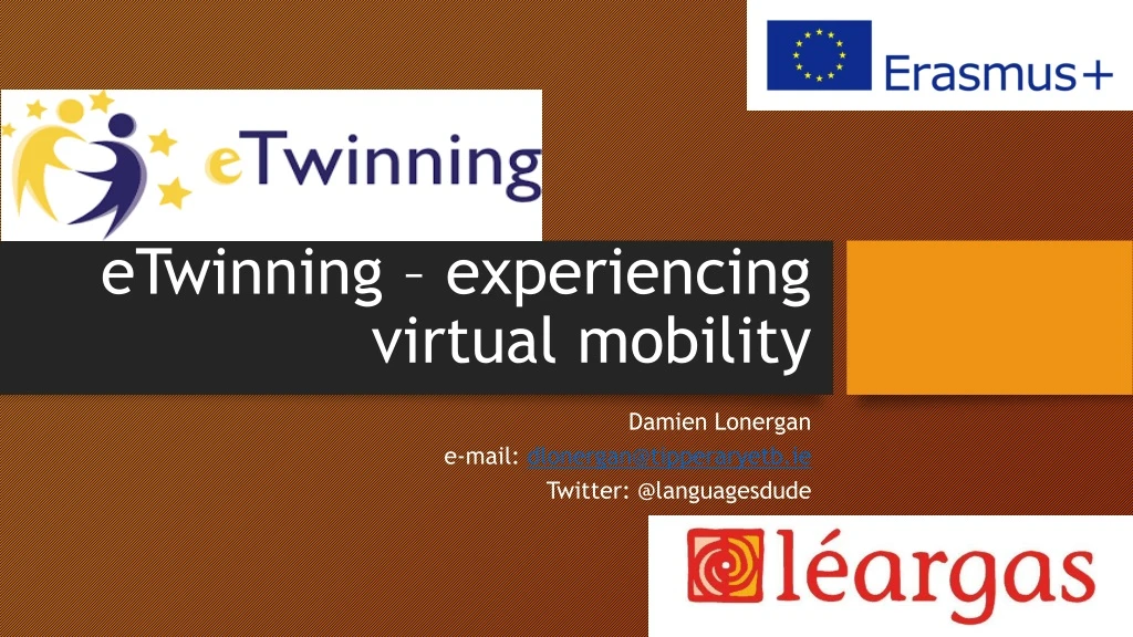 etwinning experiencing virtual mobility