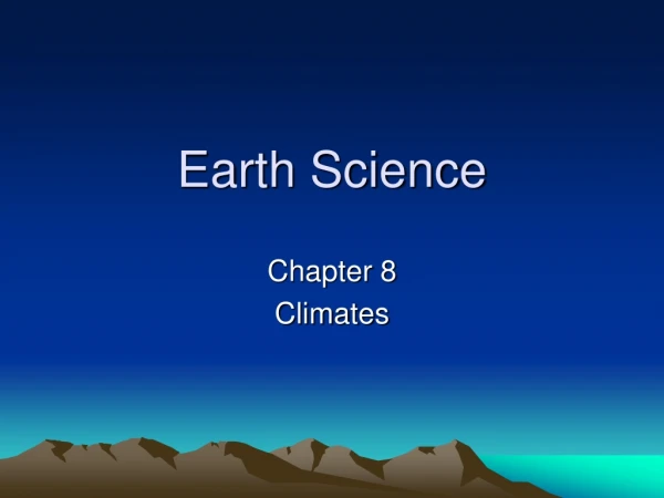 Earth Science