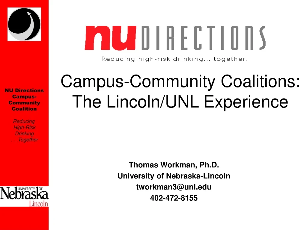 campus community coalitions the lincoln unl experience