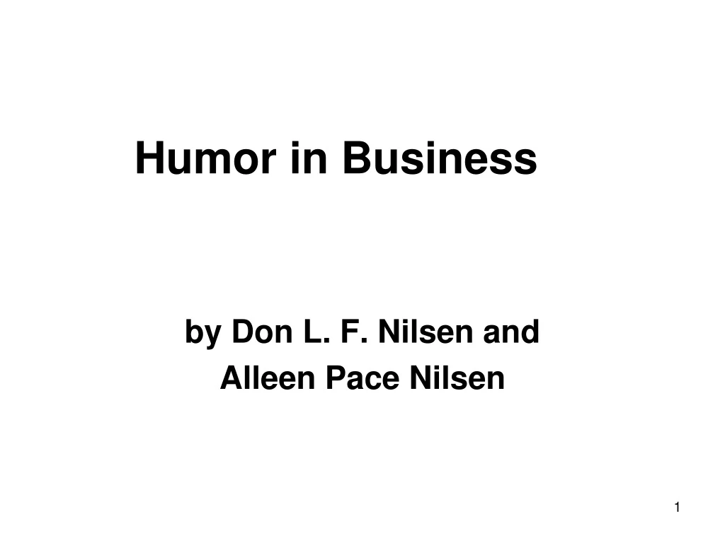 humor in business