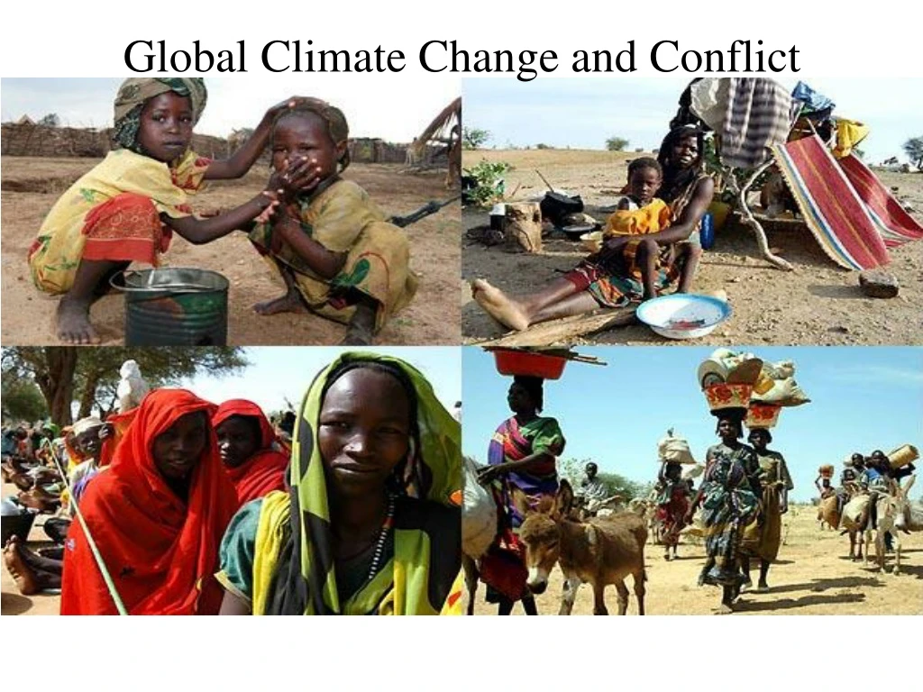 global climate change and conflict