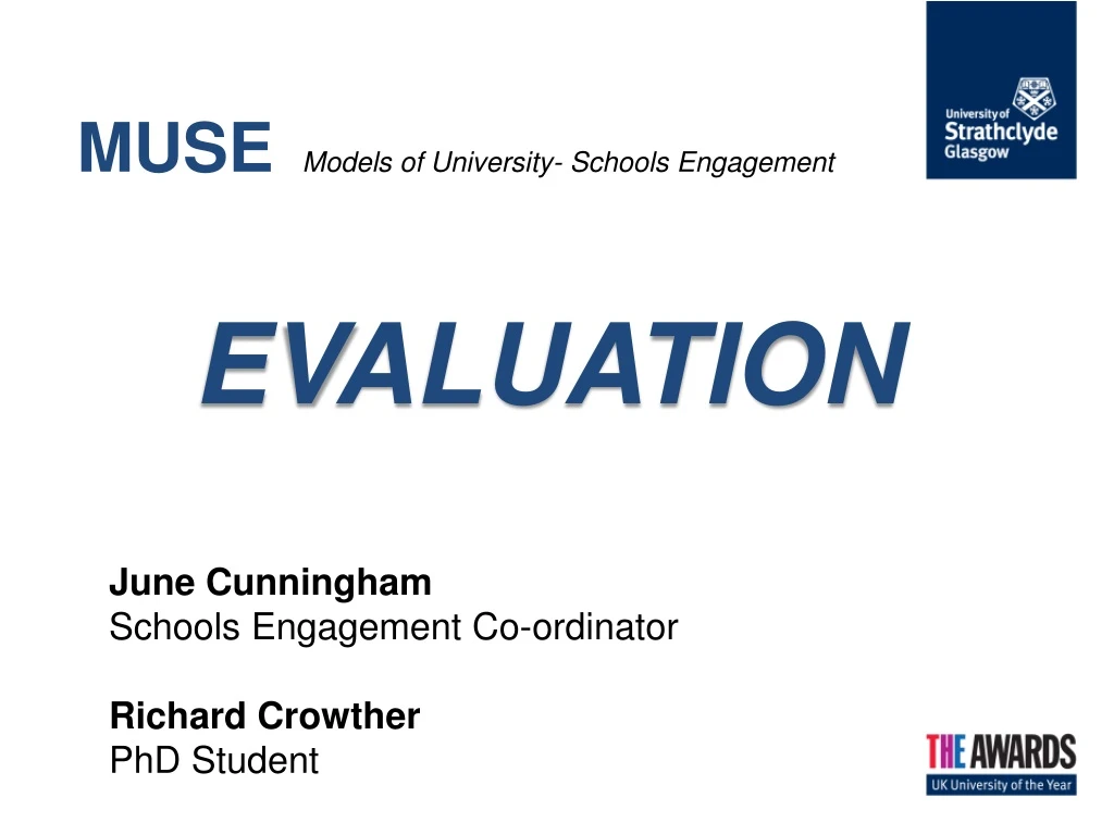 muse models of university schools engagement evaluation