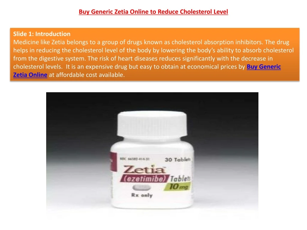 buy generic zetia online to reduce cholesterol level