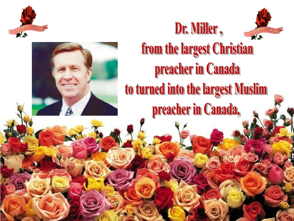dr miller from the largest christian preacher