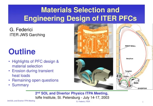 G. Federici ITER JWS Garching