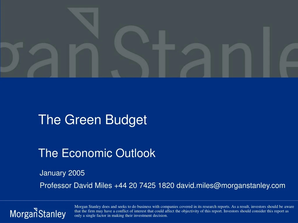 the green budget