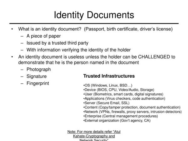 Identity Documents