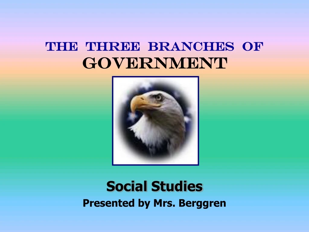 the three branches of government