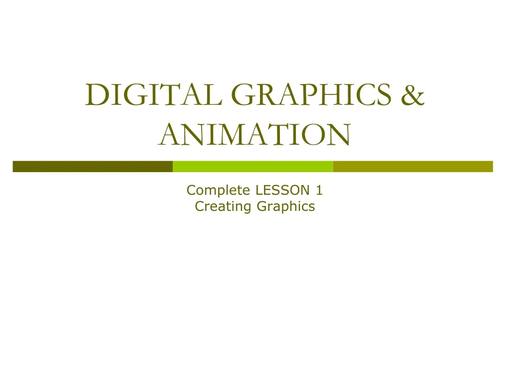 digital graphics animation