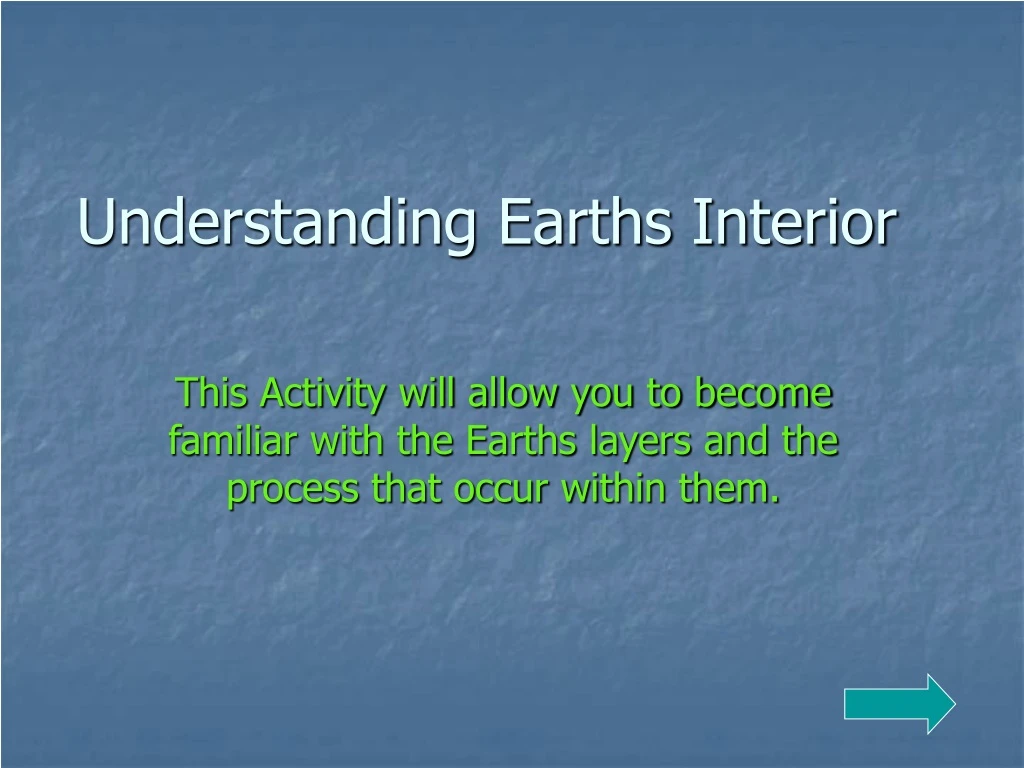 understanding earths interior