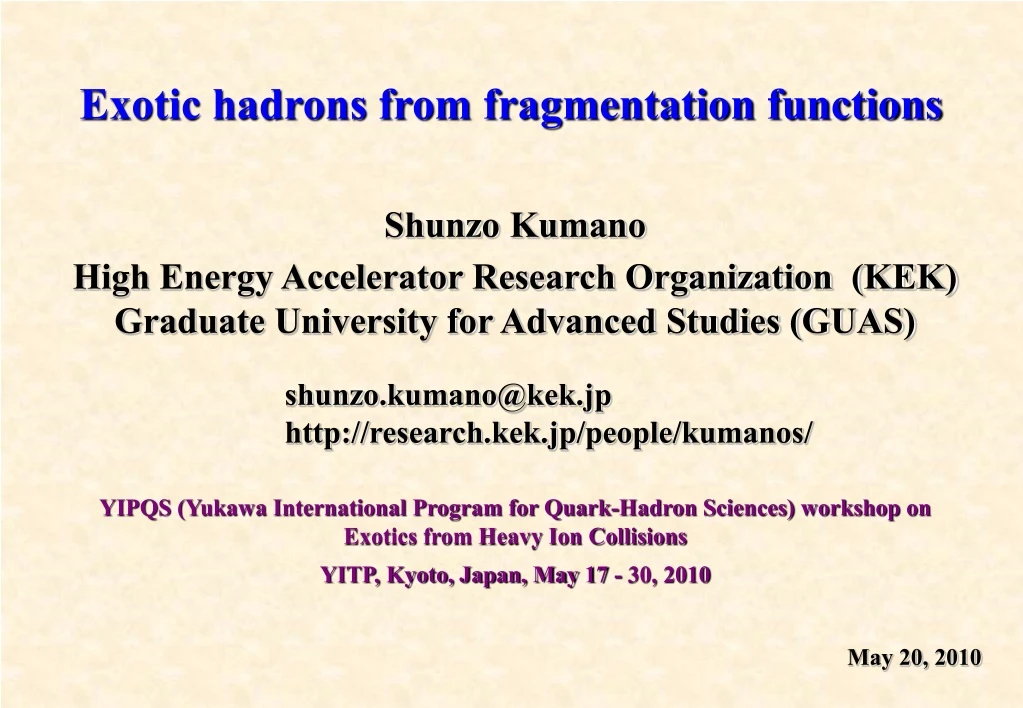 exotic hadrons from fragmentation functions
