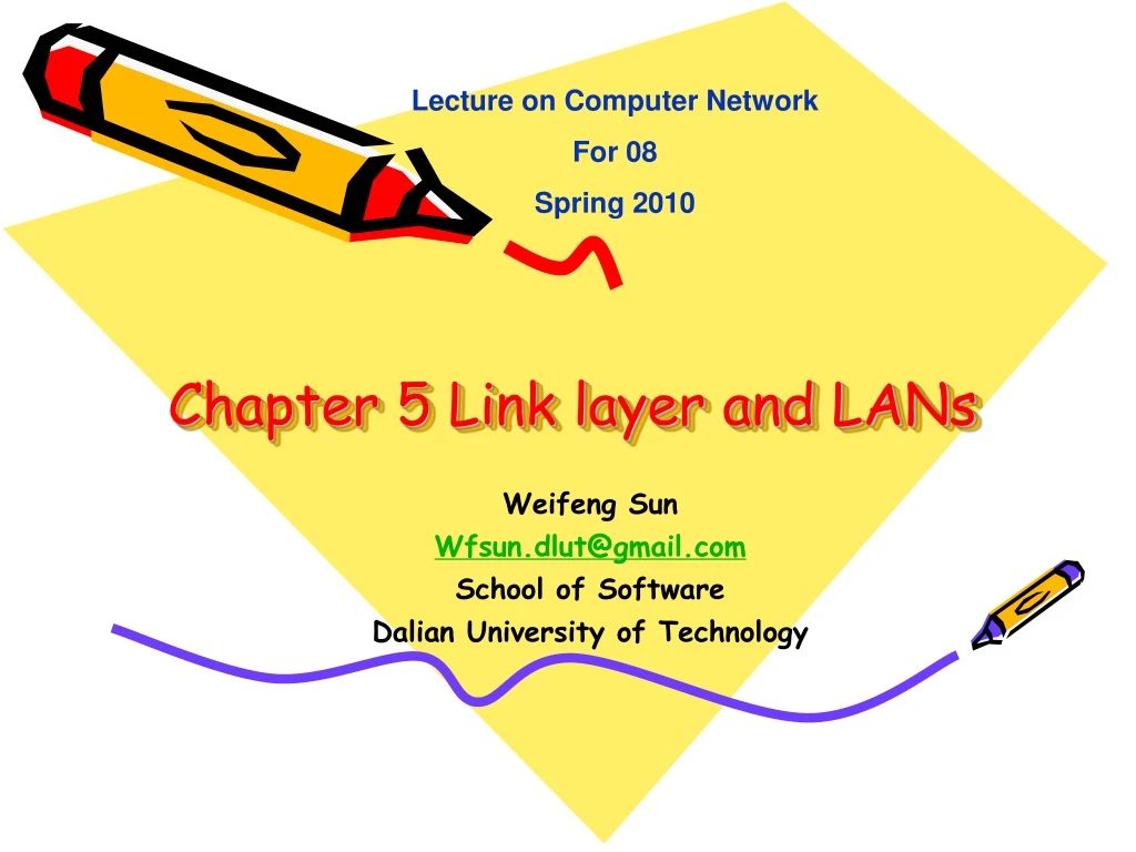 chapter 5 link layer and lans