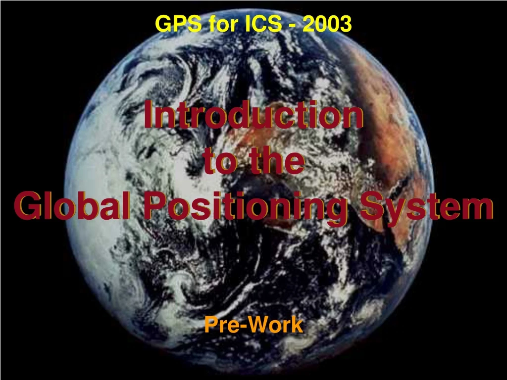 gps for ics 2003