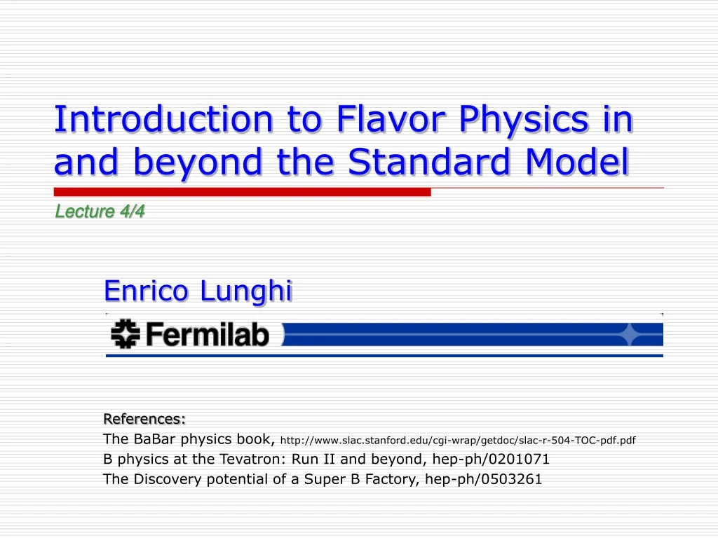 introduction to flavor physics in and beyond the standard model