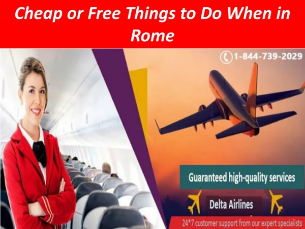 Cheap or Free Things to Do When in Rome