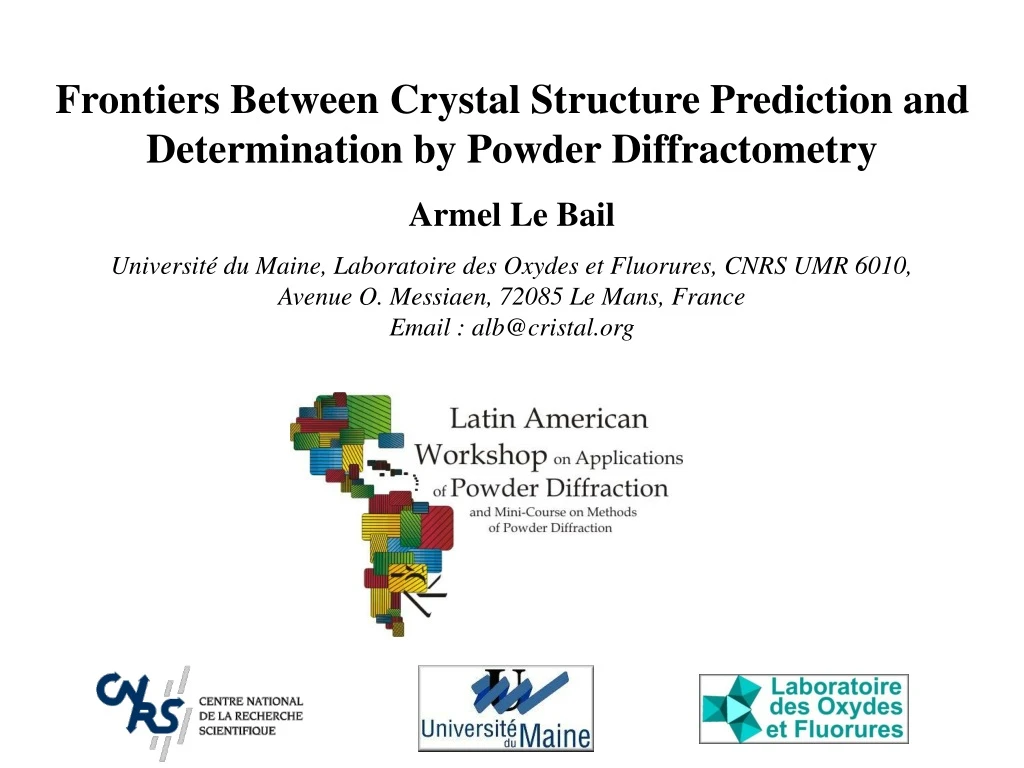 frontiers between crystal structure prediction