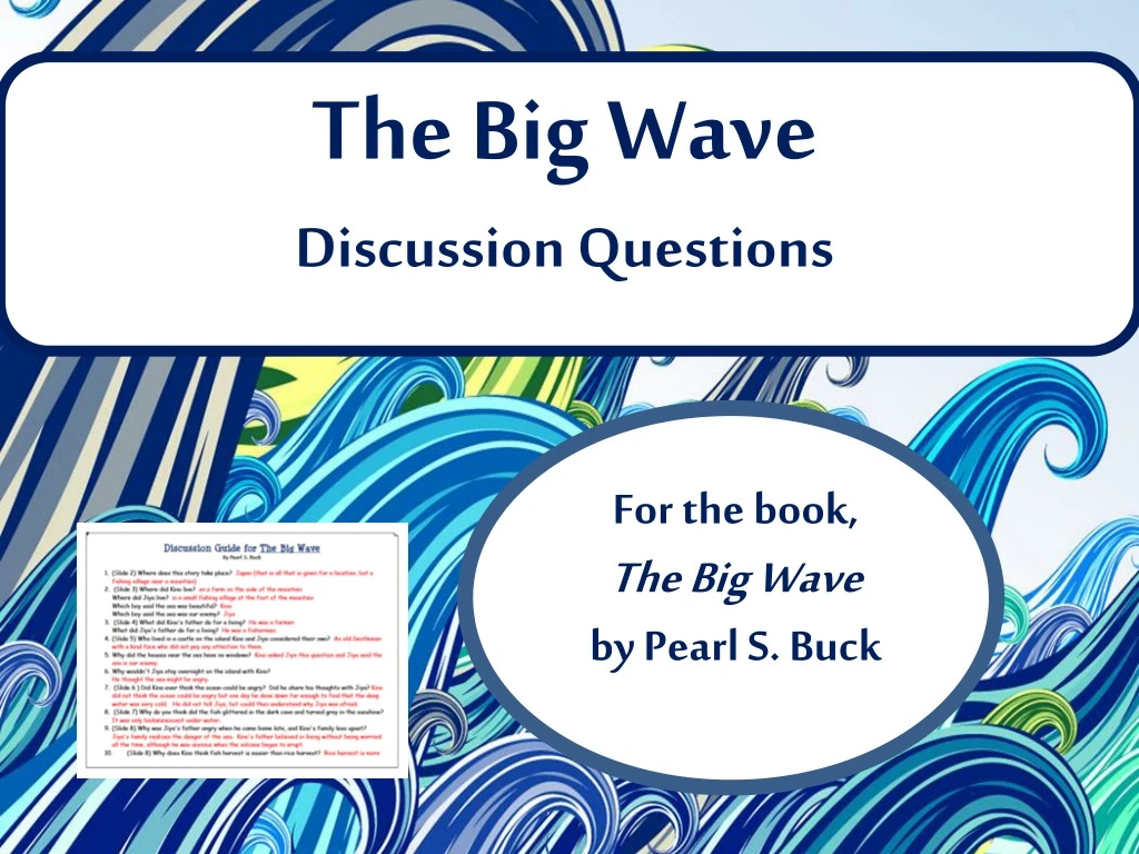 the big wave discussion questions