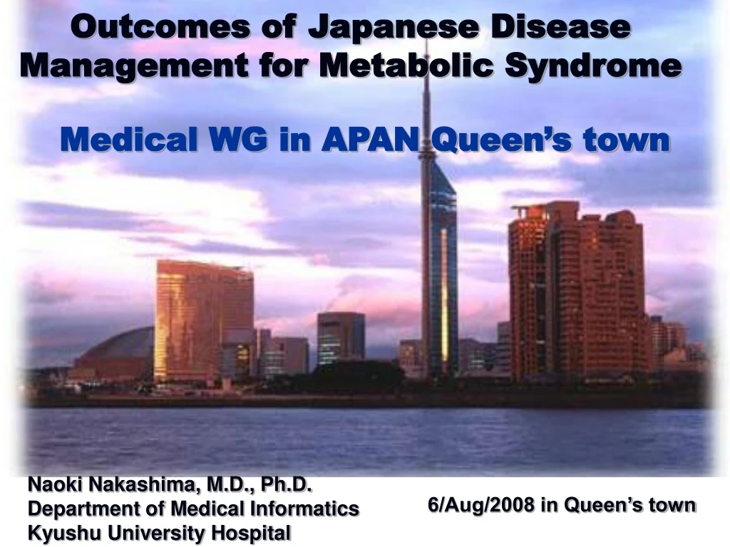 outcomes of japanese disease management