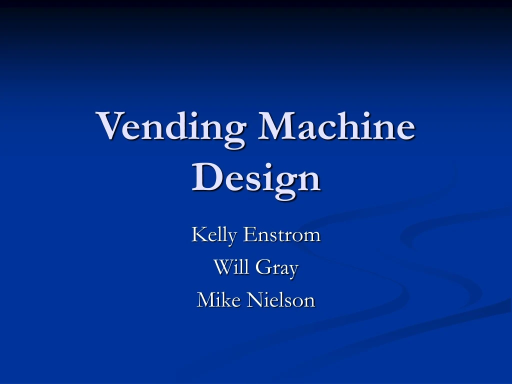 vending machine design