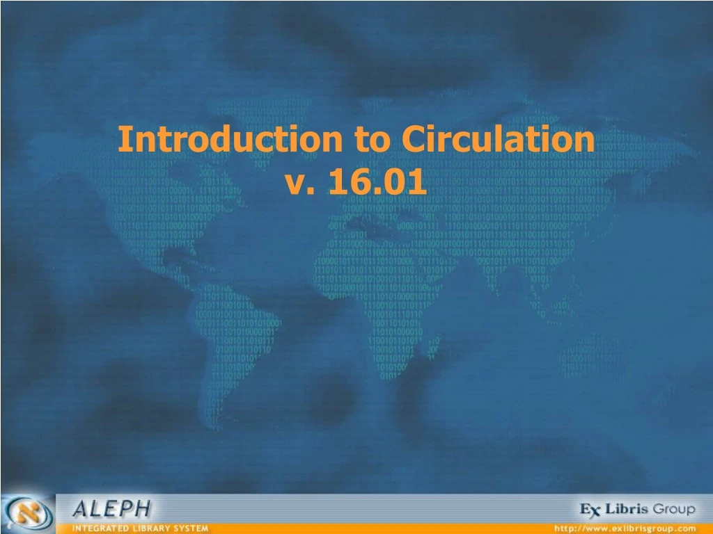 introduction to circulation v 16 01