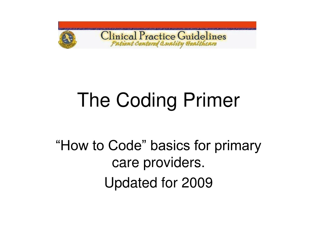 the coding primer