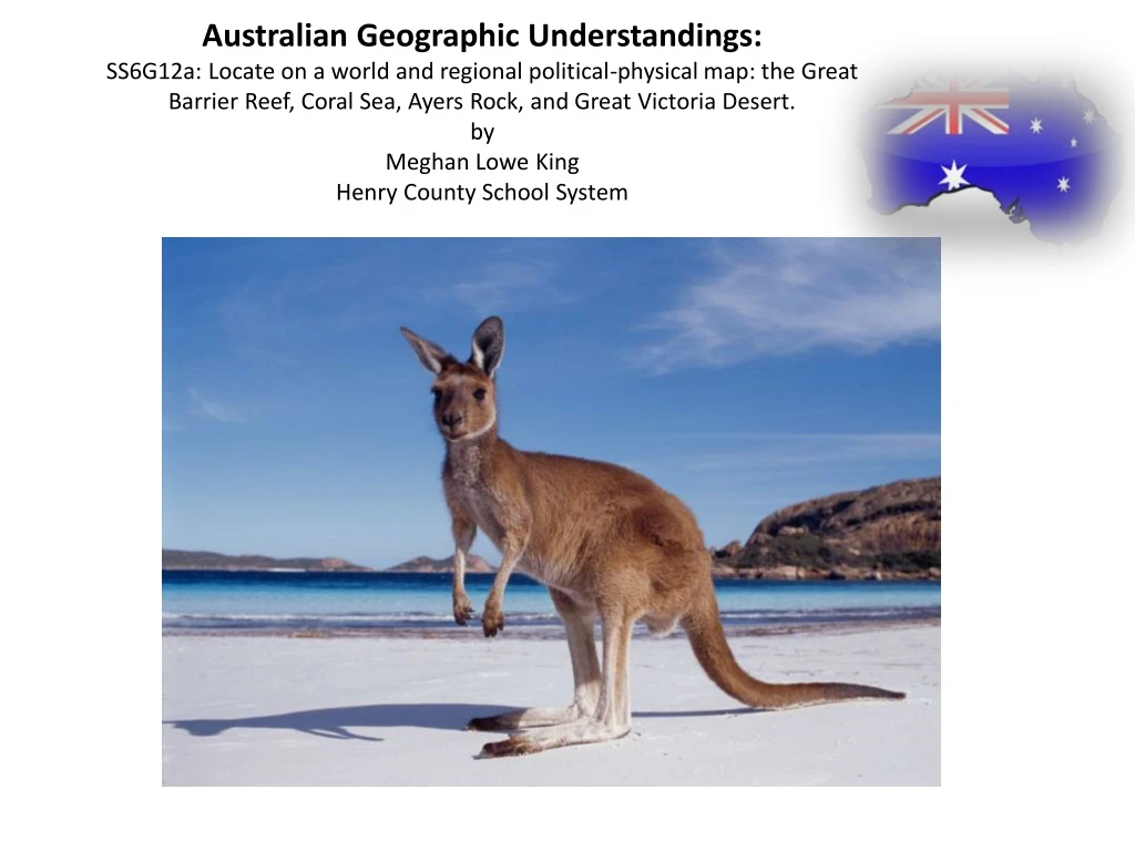 australian geographic understandings ss6g12a