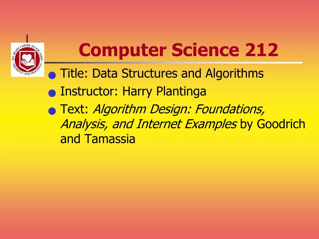 computer science 212
