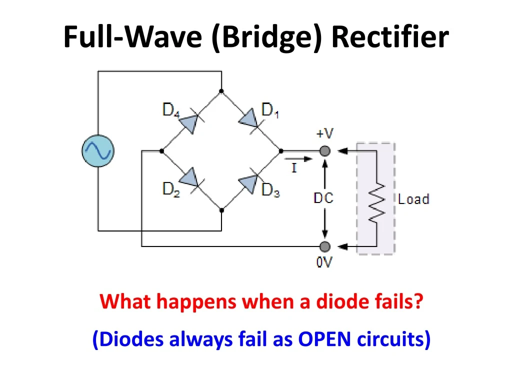 full wave bridge rectifier