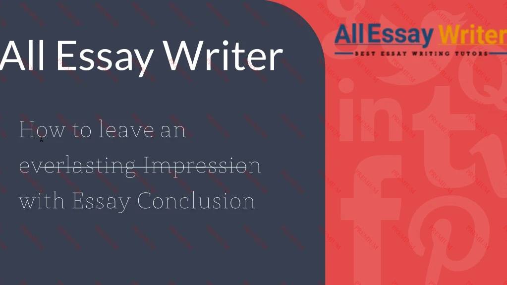 all essay writer