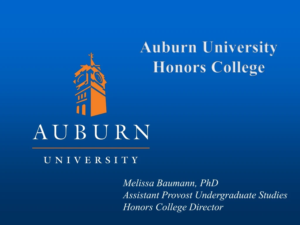 auburn university honors college