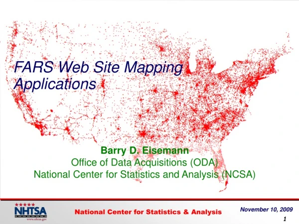 FARS Web Site Mapping Applications