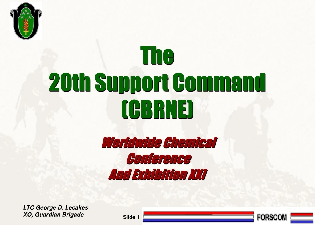 the 20th support command cbrne
