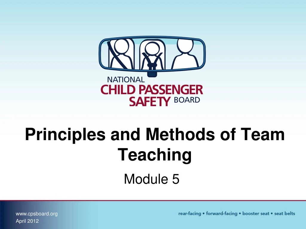 principles and methods of team teaching