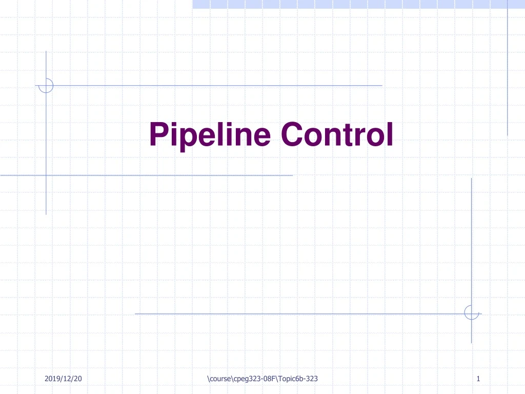 pipeline control