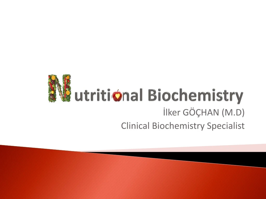 utritional biochemistry